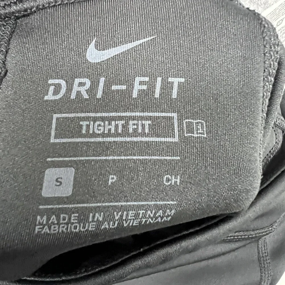 Nike Dri-Fit Tights Girls Small Tight Fit Athletic Trophy Gym Training Workout